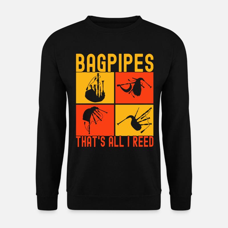 Bagpipes Bagpipers - Unisex Sweatshirt - black