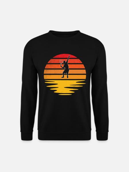 Tennis Rétro - Sweat-shirt Unisexe - noir