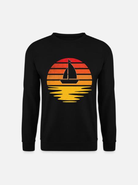 Sailing Retro - Unisex Sweatshirt - black