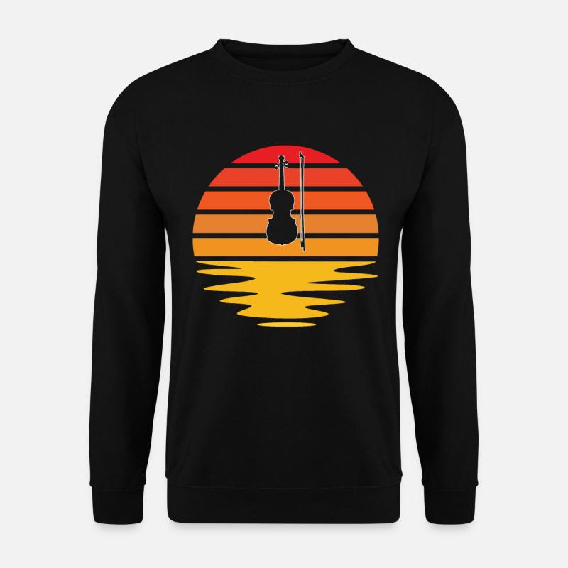 Violin Retro - Unisex Sweatshirt - black