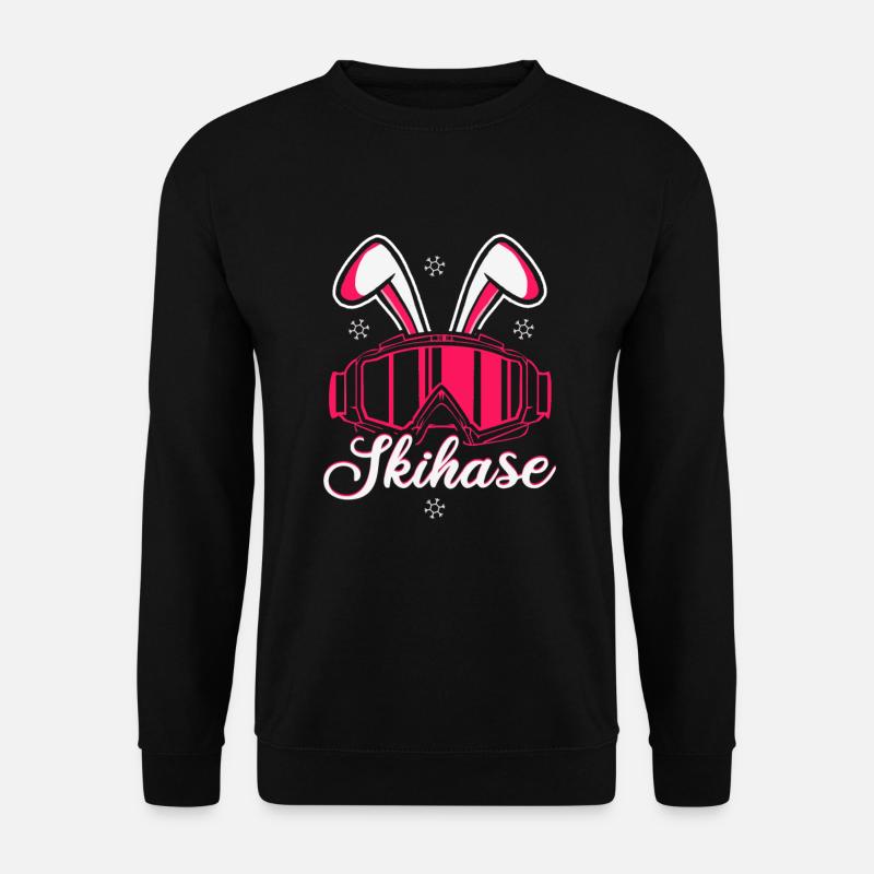 Skier Ski Ski - Unisex Sweatshirt - black