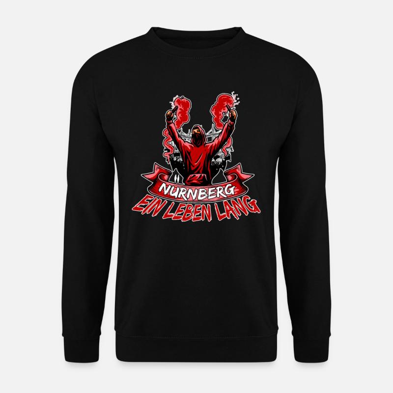 Nürnberg ein Leben lang - Unisex Pullover - Schwarz