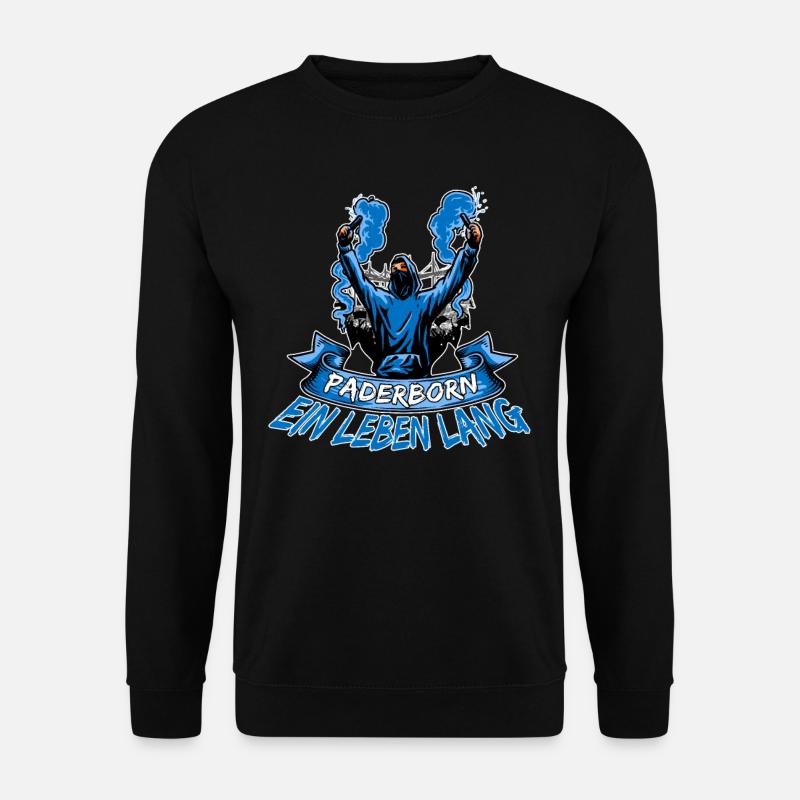 Paderborn ein Leben lang - Unisex Pullover - Schwarz