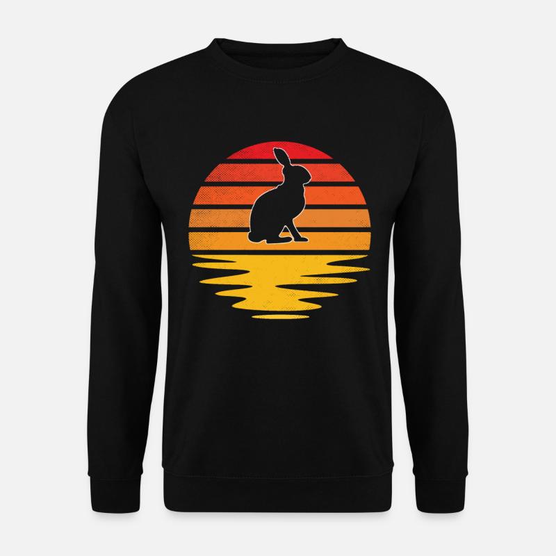 Rabbit Retro - Unisex Sweatshirt - black