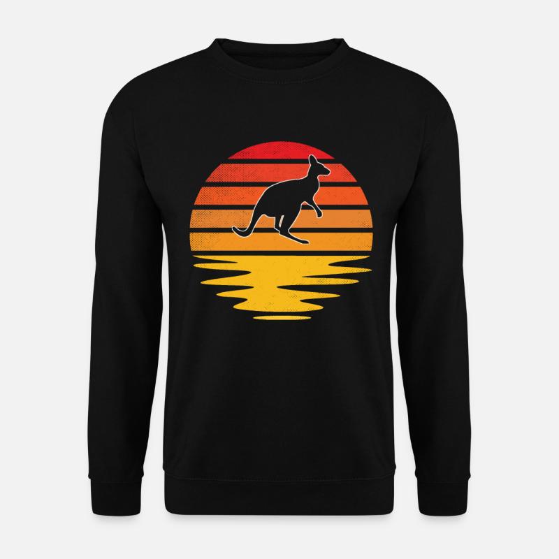 Kangaroo Retro - Unisex Sweatshirt - black