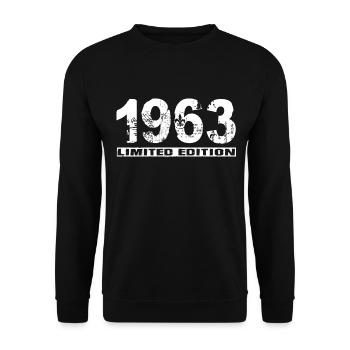 Édition limitée 1963 - Sweat-shirt Unisexe - noir - Devant - Alina (178cm) & Michal (187cm)