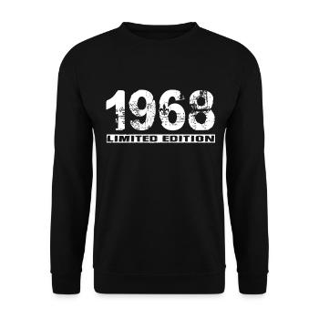Limited Edition 1968 - Unisex Sweatshirt - black - Front - Alina (178cm) & Michal (187cm)
