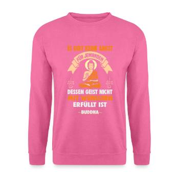 Méditation bouddhiste Bouddhisme Zen Bouddha Bouddhisme et Yoga - Sweat-shirt Unisexe - rose - Devant