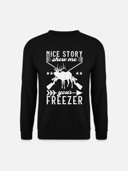 Hunting Hunter Hunting Deer - Unisex Sweatshirt - black