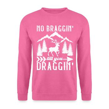 Hunting Hunter Hunting Deer - Unisex Sweatshirt - pink - Front