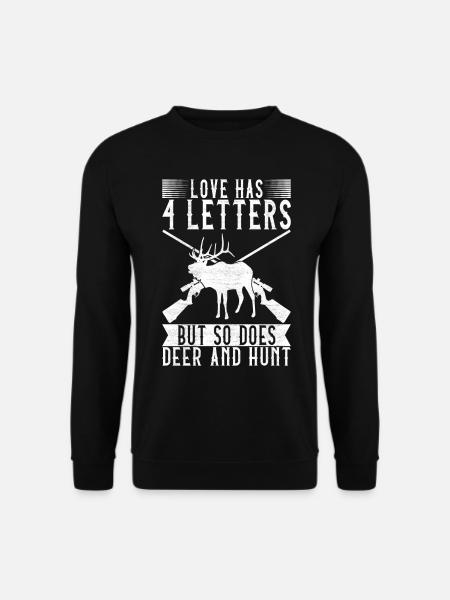 Hunting Hunter Hunting Deer - Unisex Sweatshirt - black