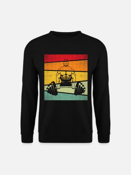 Musculation Rétro - Sweat-shirt Unisexe - noir
