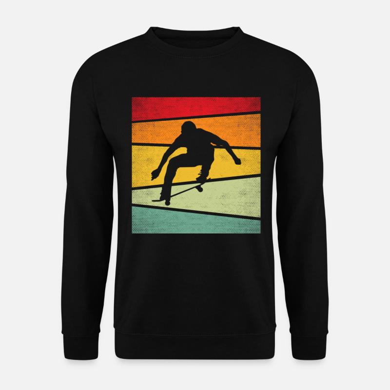 Skating Retro - Unisex Sweatshirt - black