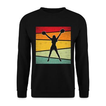 Cheerleading Rétro - Sweat-shirt Unisexe - noir - Devant - Alina (178cm) & Michal (187cm)