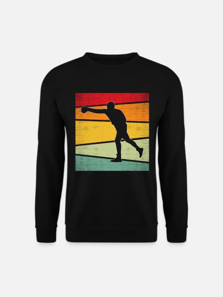 Boxe Rétro - Sweat-shirt Unisexe - noir