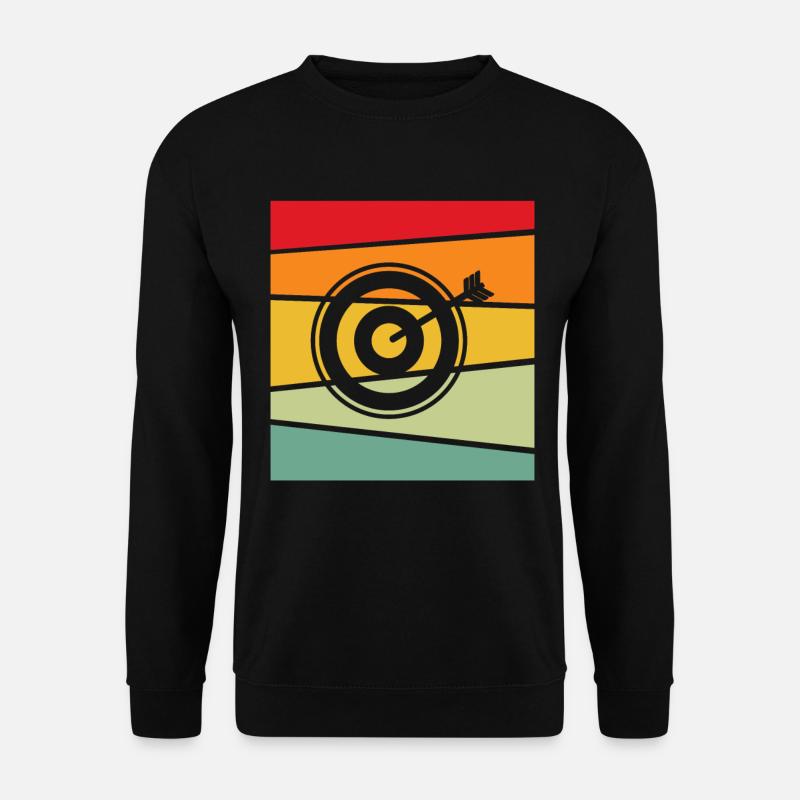 Darts Retro - Unisex Pullover - Schwarz