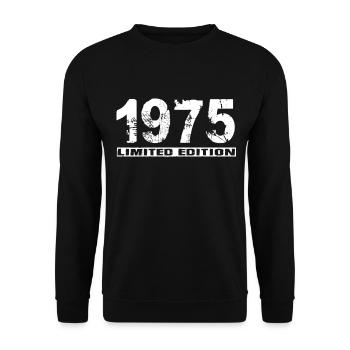 Édition limitée 1975 - Sweat-shirt Unisexe - noir - Devant - Alina (178cm) & Michal (187cm)