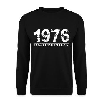 Édition limitée 1976 - Sweat-shirt Unisexe - noir - Devant - Alina (178cm) & Michal (187cm)