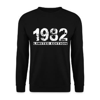 Édition limitée 1982 - Sweat-shirt Unisexe - noir - Devant - Alina (178cm) & Michal (187cm)