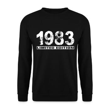 Limited Edition 1983 - Unisex Sweatshirt - black - Front - Alina (178cm) & Michal (187cm)