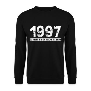 Limited Edition 1997 - Unisex Pullover - Schwarz - Vorne - Alina (178cm) & Michal (187cm)