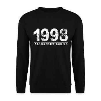 Édition limitée 1998 - Sweat-shirt Unisexe - noir - Devant - Alina (178cm) & Michal (187cm)
