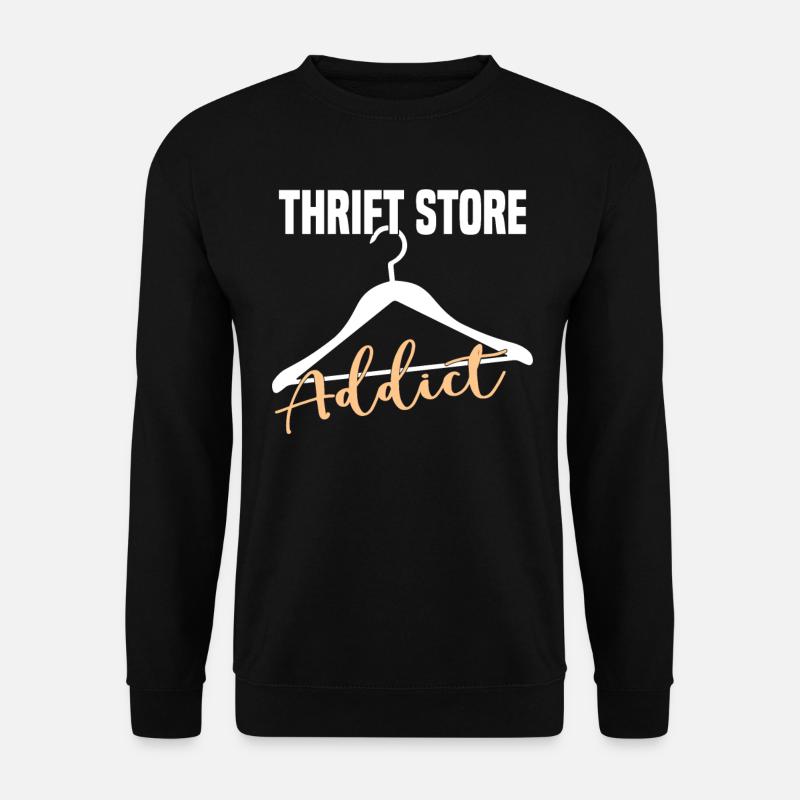 Secondhandladen Secondhand Öko Hipster Gebraucht - Unisex Pullover - Schwarz