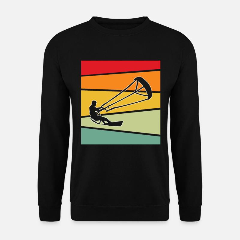 Kite Surfing Retro - Unisex Sweatshirt - black