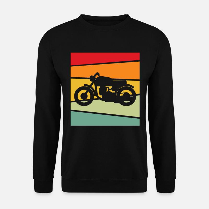 Motorcycle Retro - Unisex Sweatshirt - black