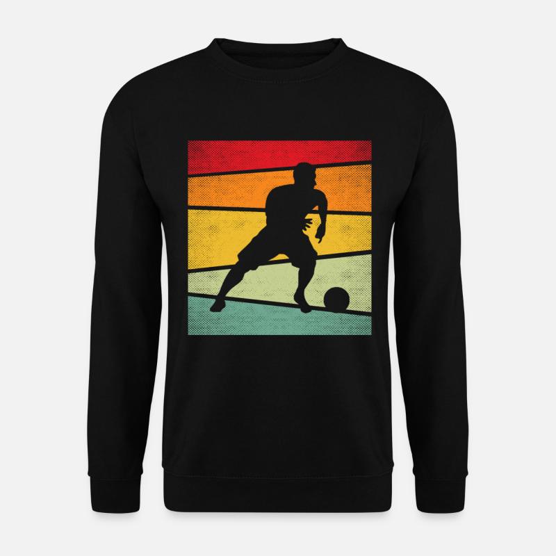 Fußball Retro - Unisex Pullover - Schwarz