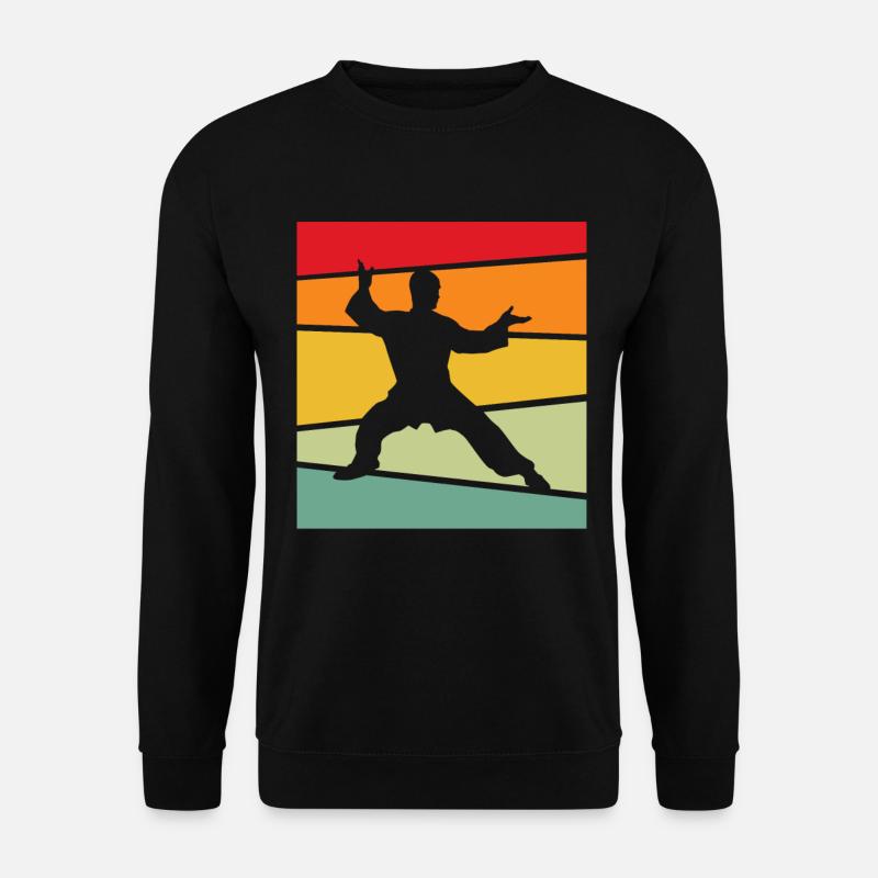 Kampfsport Retro - Unisex Pullover - Schwarz