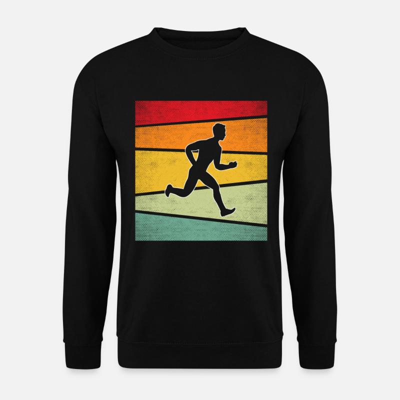 Jogging Retro - Unisex Sweatshirt - black