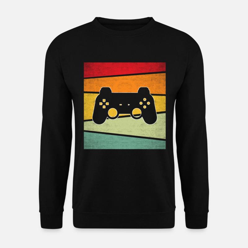 Gaming Retro - Unisex Pullover - Schwarz