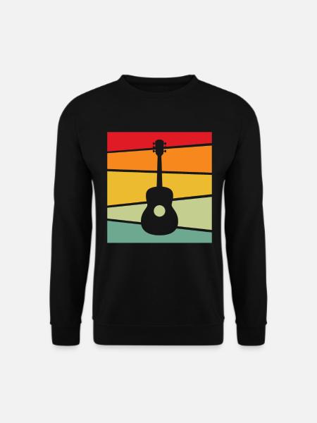 Guitar Retro - Unisex Sweatshirt - black