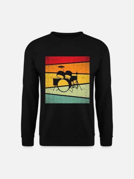 Batterie Rétro - Sweat-shirt Unisexe - noir