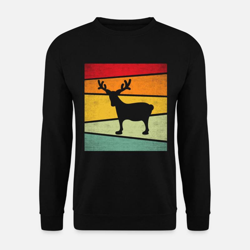 Moose Retro - Unisex Sweatshirt - black