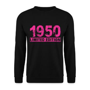 Édition limitée 1950 - Sweat-shirt Unisexe - noir - Devant - Alina (178cm) & Michal (187cm)