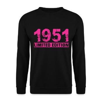 Édition limitée 1951 - Sweat-shirt Unisexe - noir - Devant - Alina (178cm) & Michal (187cm)
