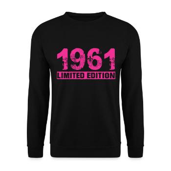 Édition limitée 1961 - Sweat-shirt Unisexe - noir - Devant - Alina (178cm) & Michal (187cm)