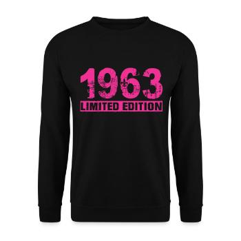 Édition limitée 1963 - Sweat-shirt Unisexe - noir - Devant - Alina (178cm) & Michal (187cm)