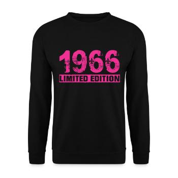 Limited Edition 1966 - Unisex Pullover - Schwarz - Vorne - Alina (178cm) & Michal (187cm)