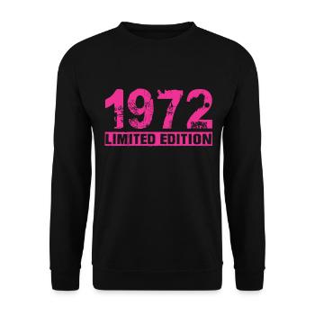 Limited Edition 1972 - Unisex Sweatshirt - black - Front - Alina (178cm) & Michal (187cm)