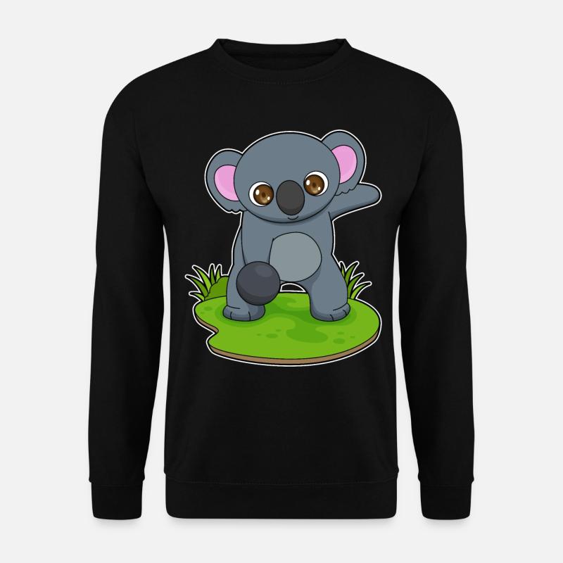 Koala Bowling Bowlingkugel - Unisex Pullover - Schwarz