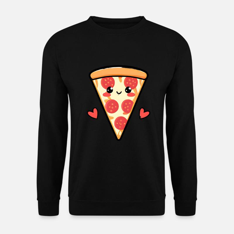 Pizza Hearts - Unisex Sweatshirt - black