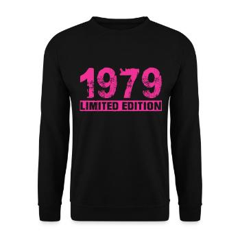 Limited Edition 1979 - Unisex Sweatshirt - black - Front - Alina (178cm) & Michal (187cm)