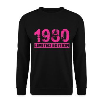 Édition limitée 1980 - Sweat-shirt Unisexe - noir - Devant - Alina (178cm) & Michal (187cm)