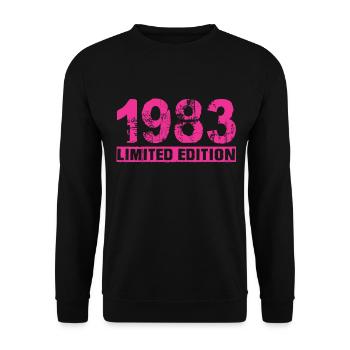 Limited Edition 1983 - Unisex Sweatshirt - black - Front - Alina (178cm) & Michal (187cm)