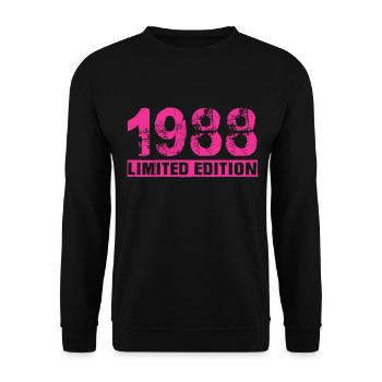 Édition limitée 1988 - Sweat-shirt Unisexe - noir - Devant - Alina (178cm) & Michal (187cm)