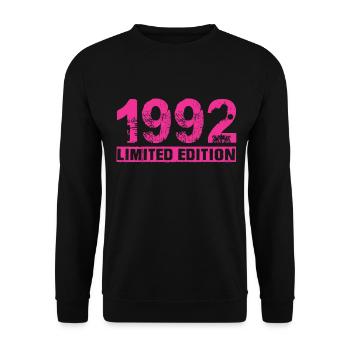 Limited Edition 1992 - Unisex Sweatshirt - black - Front - Alina (178cm) & Michal (187cm)