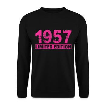 Édition limitée 1957 - Sweat-shirt Unisexe - noir - Devant - Alina (178cm) & Michal (187cm)
